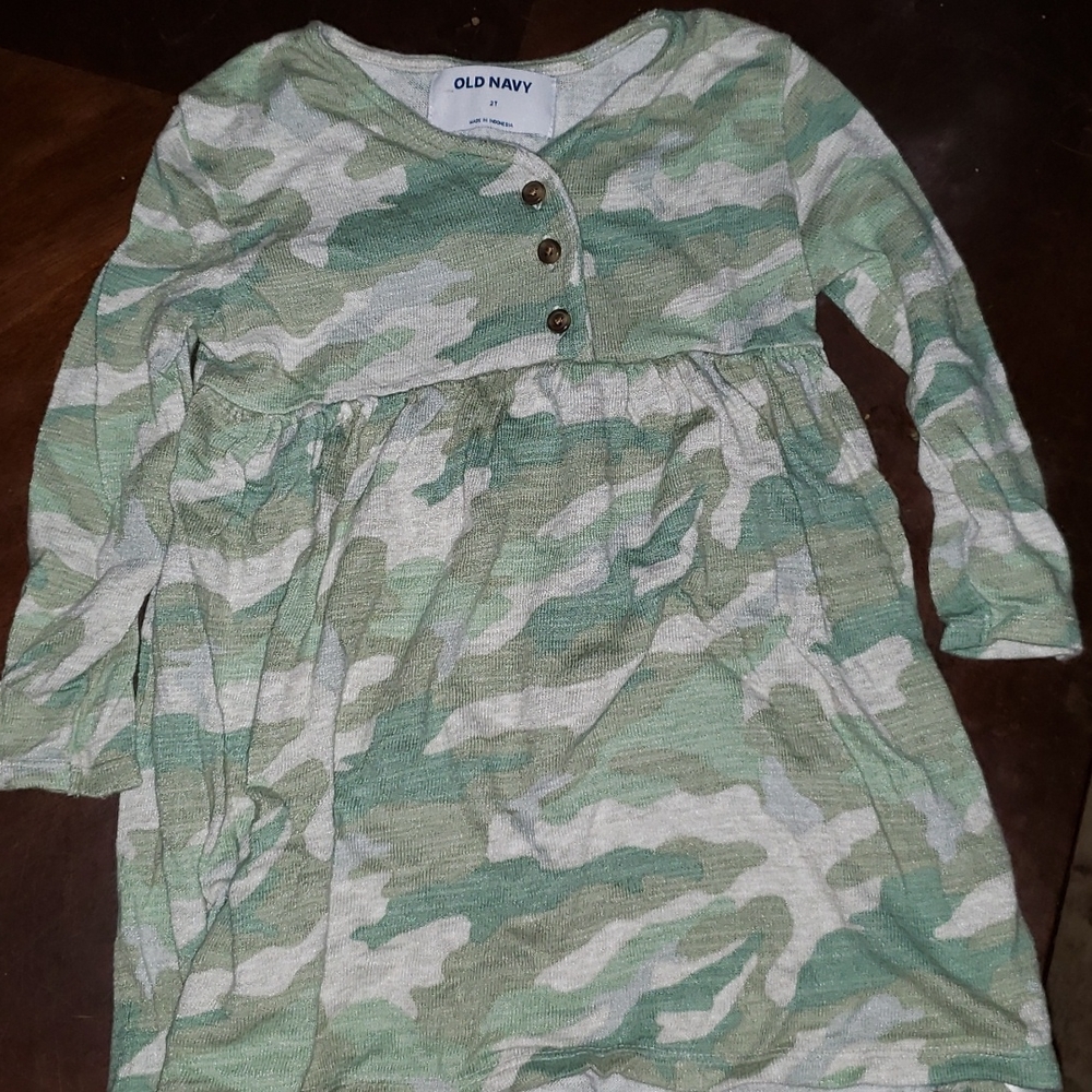 2t camo dress